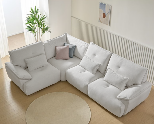  GHẾ SOFA MODULAR VẢI COMFO LÔNG NGỖNG (5 chỗ ngồi) 