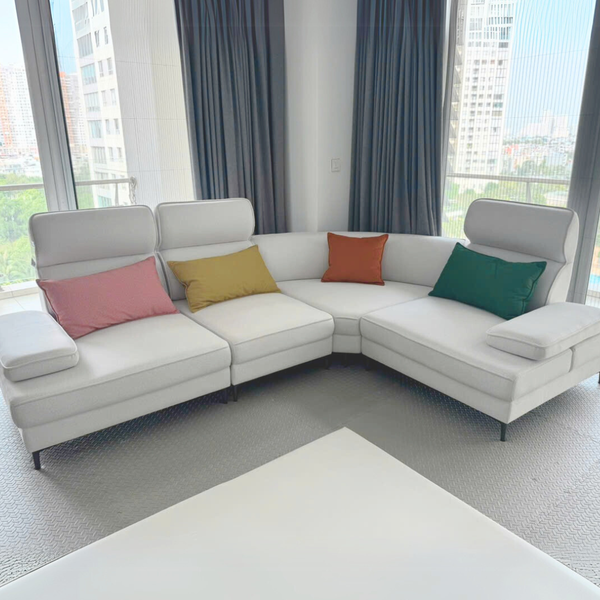  GHẾ SOFA MODULAR VẢI PRADO 3 CHỖ/4 CHỖ/5 CHỖ ĐA CHỨC NĂNG 
