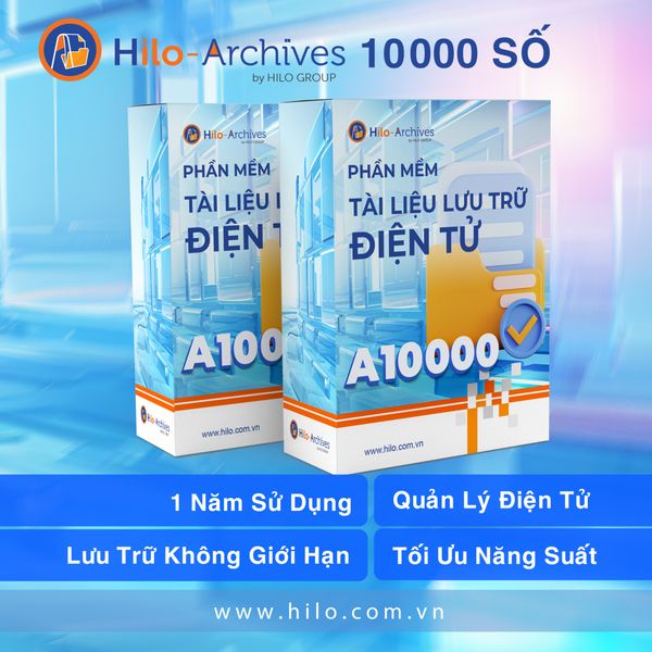 Phần mềm Tài Liệu Lưu Trữ Điện Tử 10000 số 1 năm