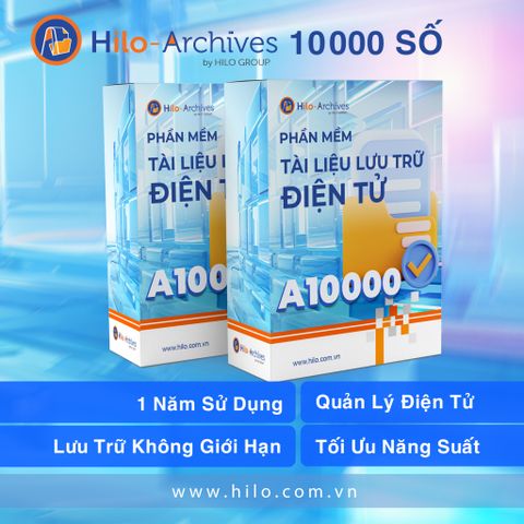 Phần mềm Tài Liệu Lưu Trữ Điện Tử 10000 số 1 năm