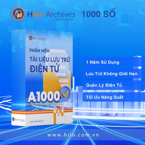 Phần mềm Tài Liệu Lưu Trữ Điện Tử 1000 số 1 năm