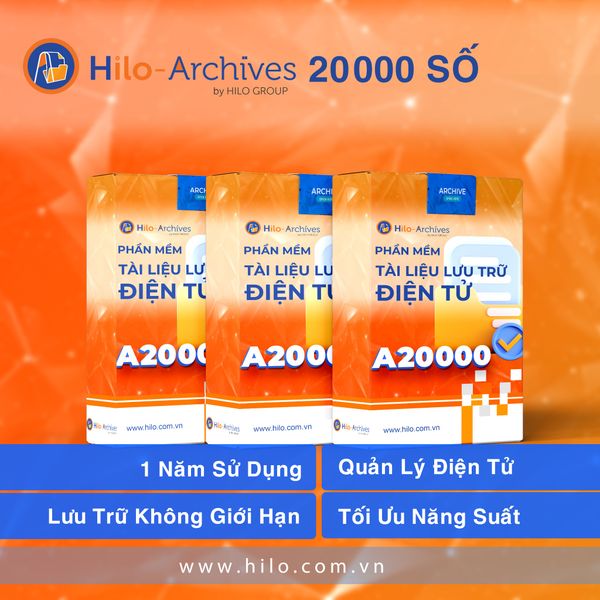 Phần mềm Tài Liệu Lưu Trữ Điện Tử 1 năm