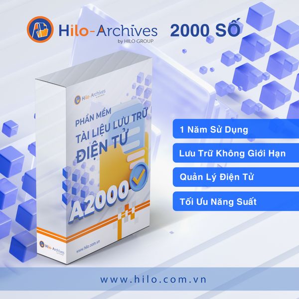 Phần mềm Tài Liệu Lưu Trữ Điện Tử 1 năm