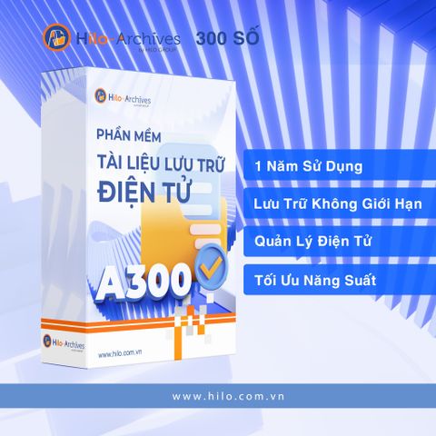 Phần mềm Tài Liệu Lưu Trữ Điện Tử 1 năm
