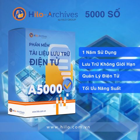 Phần mềm Tài Liệu Lưu Trữ Điện Tử 5000 số 1 năm