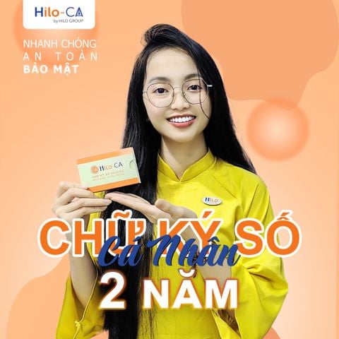 Chữ ký số cá nhân 2 năm - Đăng ký mới