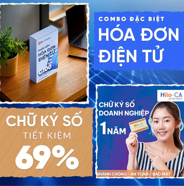 Combo Hóa Đơn Điện Tử Chữ Ký Số