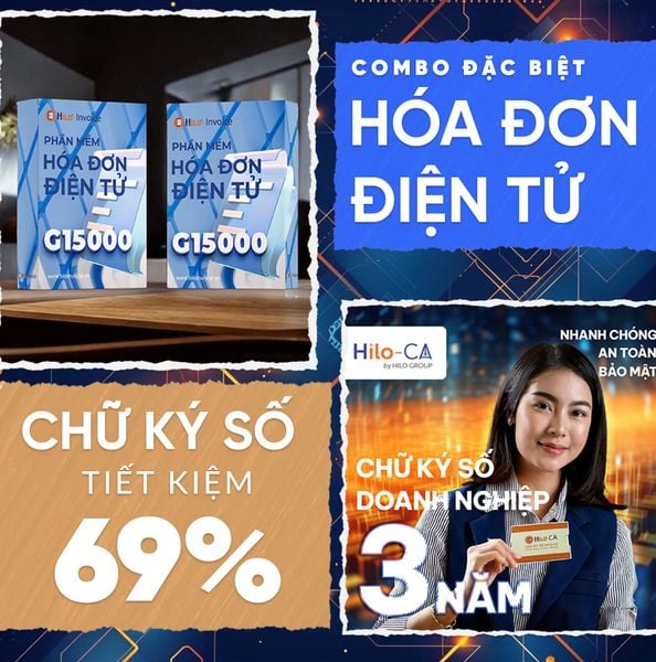 Combo Hóa Đơn Điện Tử Chữ Ký Số