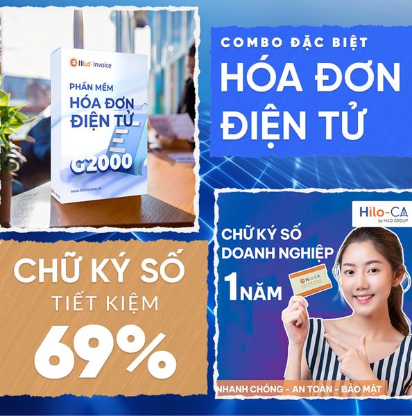 Combo Hóa Đơn Điện Tử Chữ Ký Số