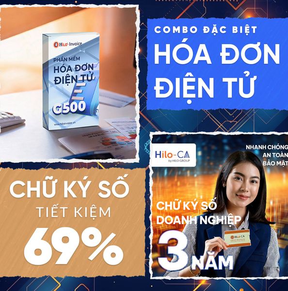 Combo Hóa Đơn Điện Tử Chữ Ký Số