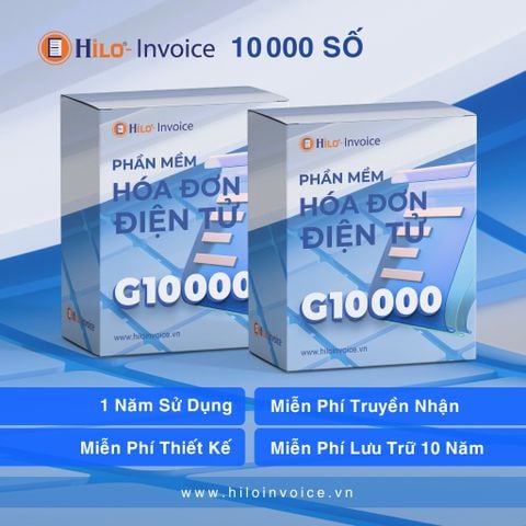 Hóa đơn điện tử 1 năm - Gói 10 000 số