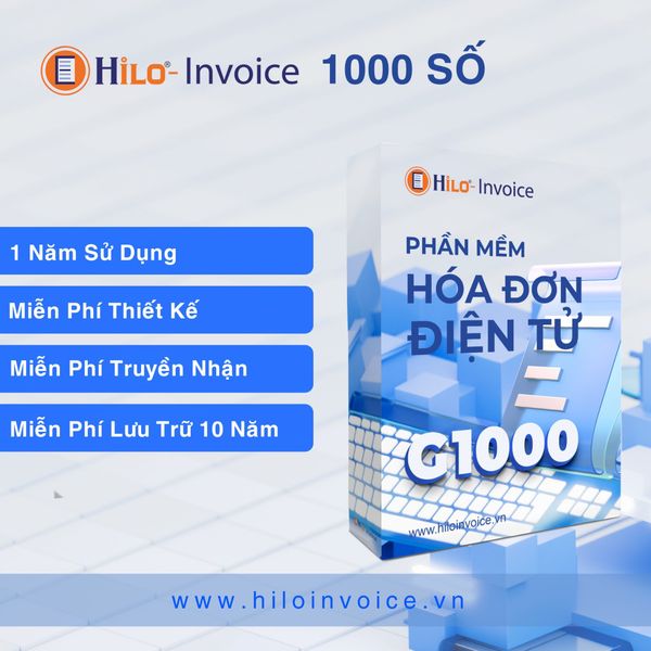 Hóa đơn điện tử 1 năm - Gói 1000 số
