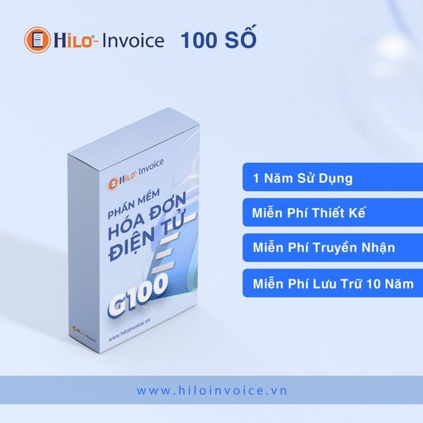 Hóa đơn điện tử 1 năm - Gói 100 số