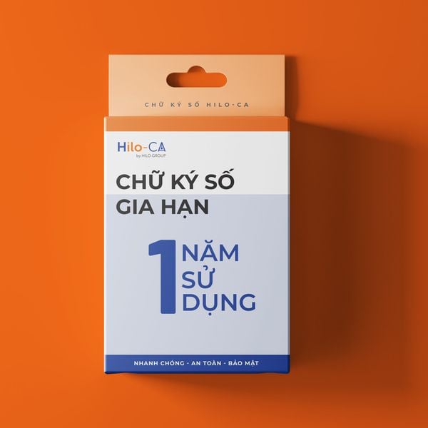 Chữ ký số Doanh nghiệp/tổ chức, hộ kinh doanh - 1 năm - Gia Hạn