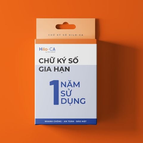 Chữ ký số Doanh nghiệp/tổ chức, hộ kinh doanh - 1 năm - Gia Hạn