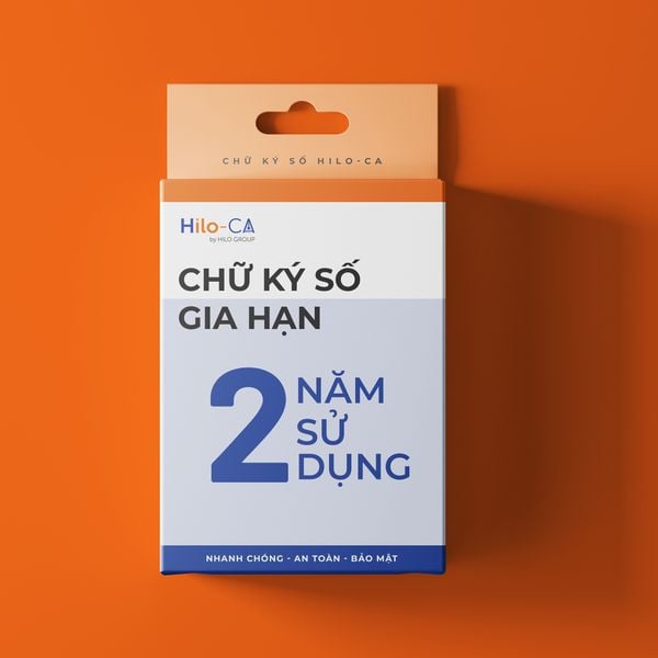 Chữ ký số Doanh nghiệp/tổ chức, hộ kinh doanh - 2 năm - Gia Hạn