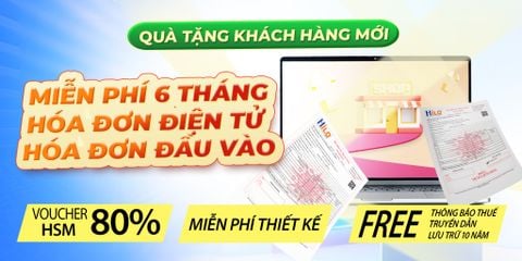 Combo hóa đơn điện tử và hóa đơn đầu vào miễn phí 6 tháng