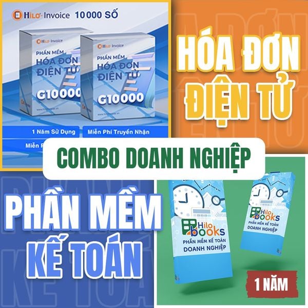 Combo Hóa Đơn Điện Tử Phần Mềm Kế Toán