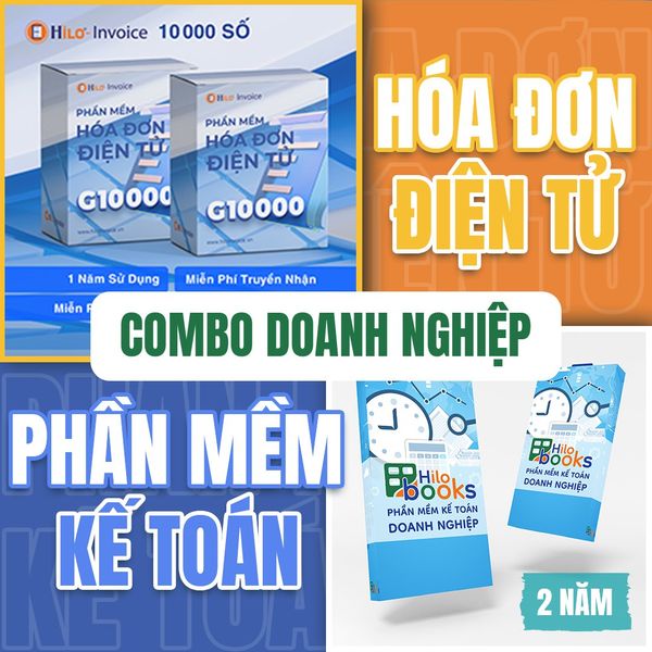 Combo Hóa Đơn Điện Tử Phần Mềm Kế Toán