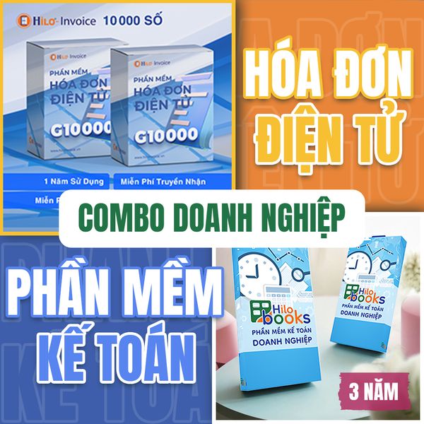 Combo Hóa Đơn Điện Tử Phần Mềm Kế Toán