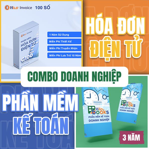Combo Hóa Đơn Điện Tử Phần Mềm Kế Toán