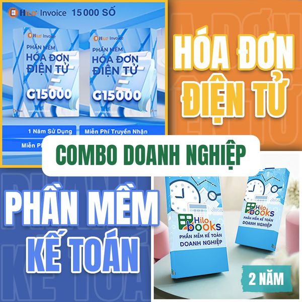 Combo Hóa Đơn Điện Tử Phần Mềm Kế Toán