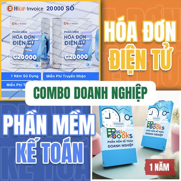 Combo Hóa Đơn Điện Tử Phần Mềm Kế Toán