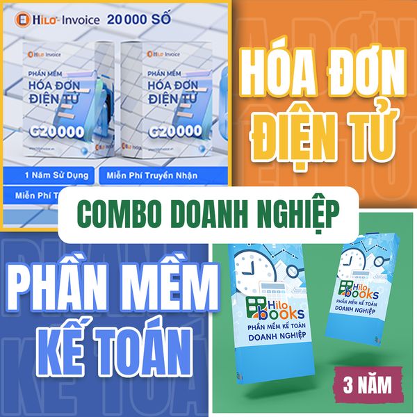 Combo Hóa Đơn Điện Tử Phần Mềm Kế Toán