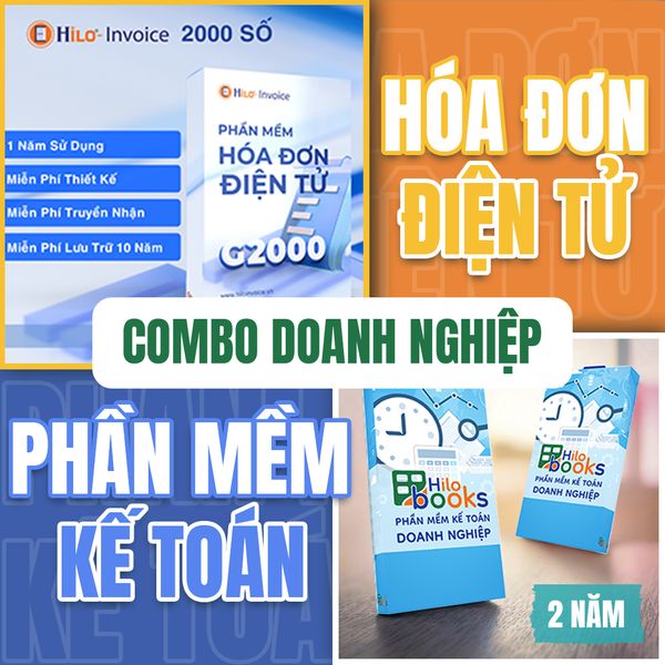 Combo Hóa Đơn Điện Tử Phần Mềm Kế Toán