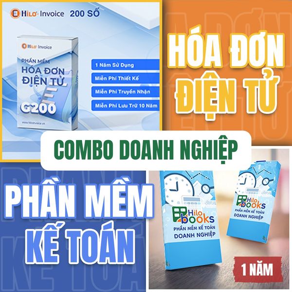 Combo Hóa Đơn Điện Tử Phần Mềm Kế Toán