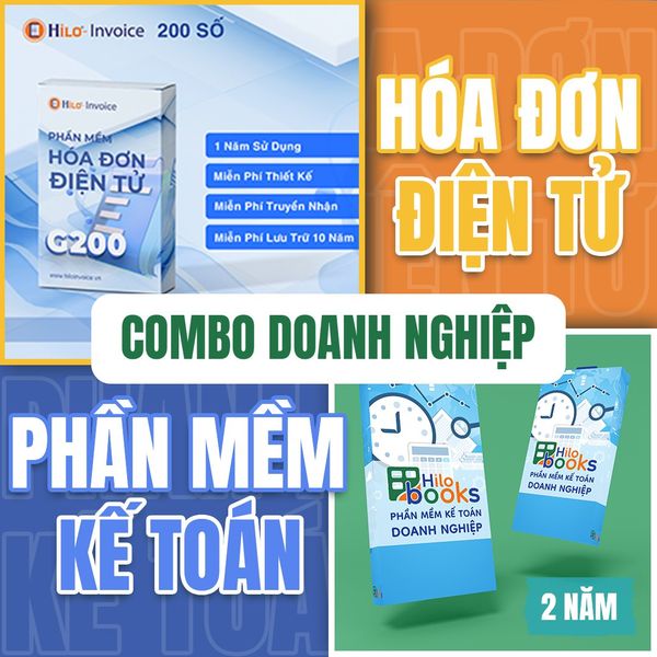 Combo Hóa Đơn Điện Tử Phần Mềm Kế Toán