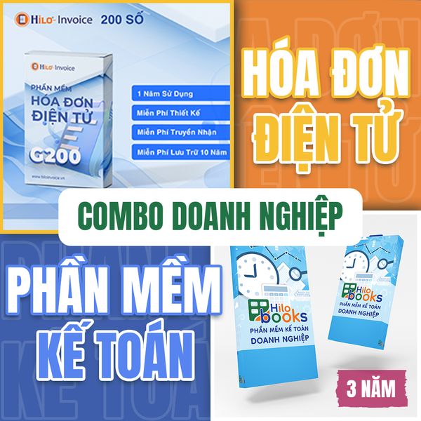 Combo Hóa Đơn Điện Tử Phần Mềm Kế Toán
