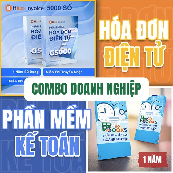 Combo Hóa Đơn Điện Tử Phần Mềm Kế Toán