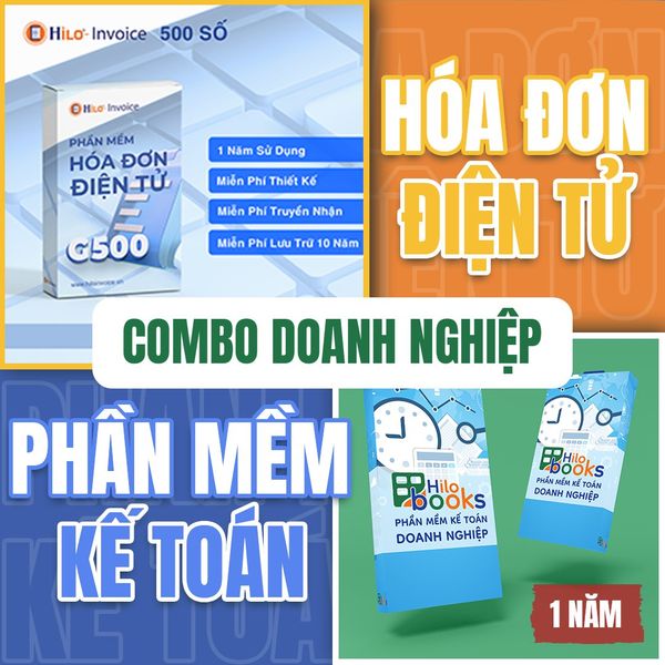 Combo Hóa Đơn Điện Tử Phần Mềm Kế Toán