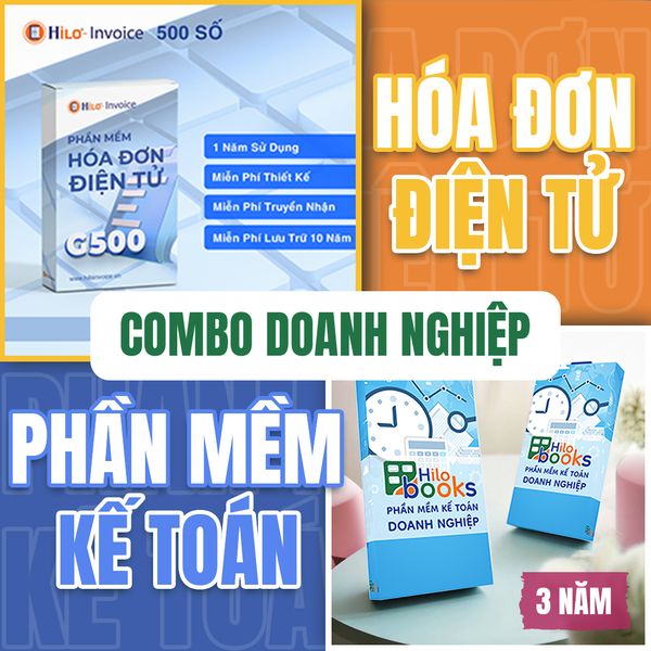 Combo Hóa Đơn Điện Tử Phần Mềm Kế Toán
