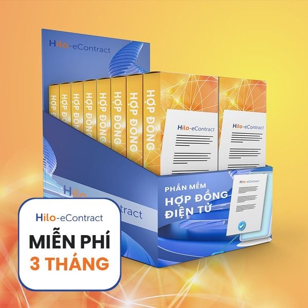 Hợp đồng điện tử Hilo-eContract  Miễn phí 3 tháng