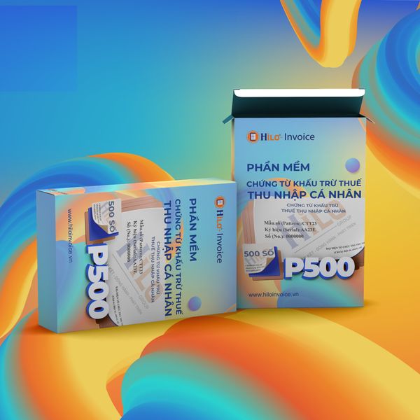 Chứng từ khấu trừ thuế thu nhập cá nhân 1 năm 500 số