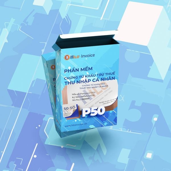 Chứng từ khấu trừ thuế thu nhập cá nhân 1 năm 50 số