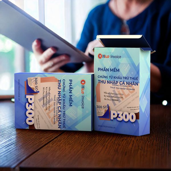 Chứng từ khấu trừ thuế thu nhập cá nhân 1 năm 300 số
