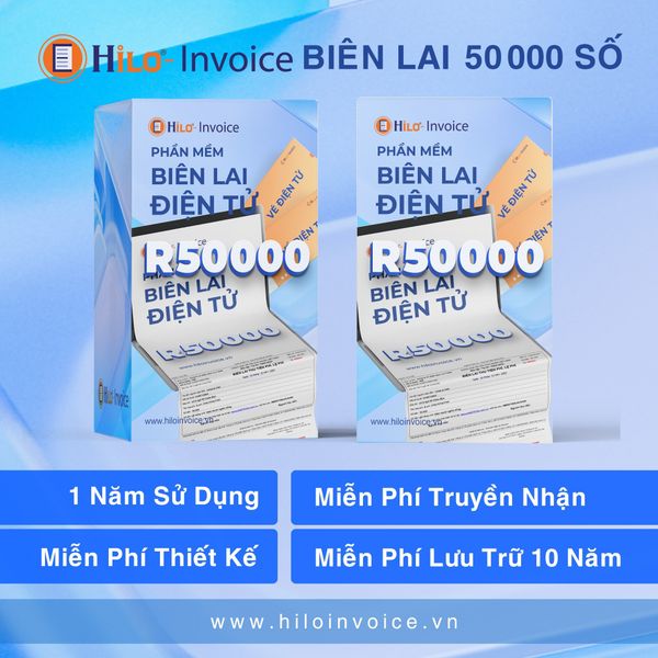 Biên lai điện tử Hilo Receipt