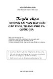  Tuyển Chọn Những Bài Văn Đạt Giải Cấp Thành Phố, Tỉnh Và Quốc Gia 