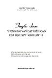 Tuyển Chọn Những Bài Văn Đạt Điểm Cao Của Học Sinh Giỏi Lớp 11 