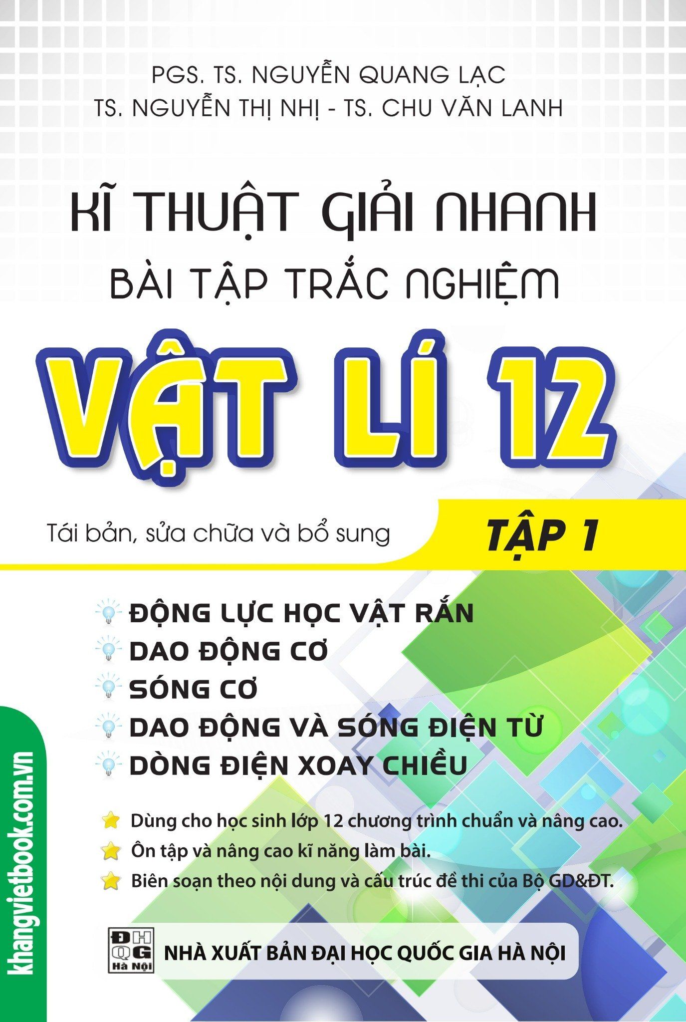 Kĩ Thuật Giải Nhanh Bài Tập Trắc Nghiệm Vật Lí 12 Tập 1 