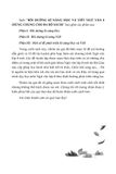  BỒI DƯỠNG KĨ NĂNG ĐỌC VIẾT NGỮ VĂN 8 (Dùng Chung Cho Ba Bộ Sách) 