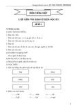  100 Đề Kiểm Tra Tiếng Việt Lớp 1 Tập 1 (Biên Soạn Theo Chương Trình Mới) 