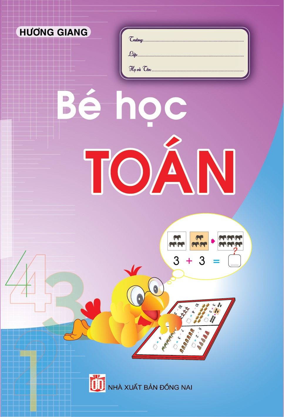  Bé học toán 