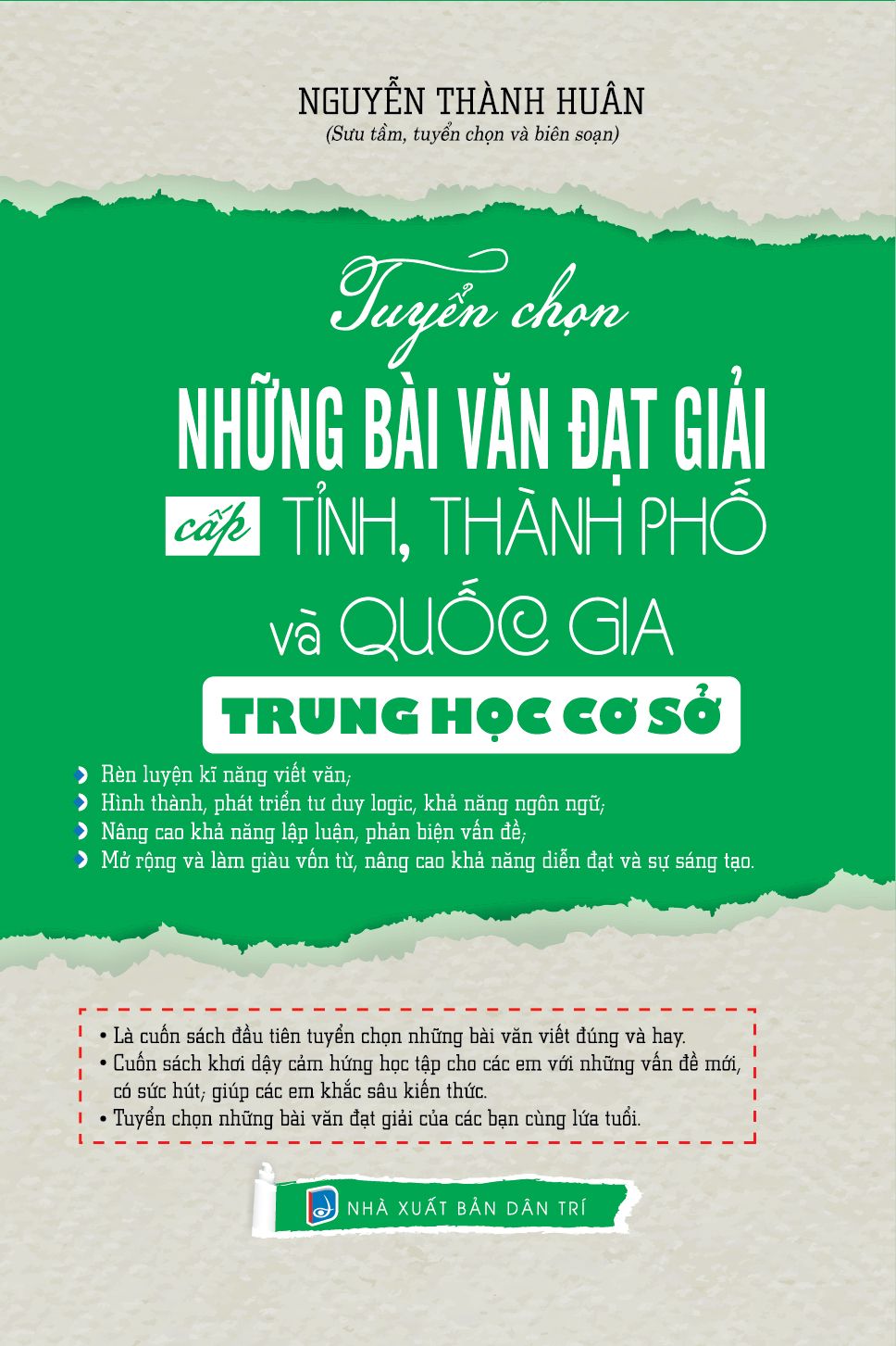  Tuyển Chọn Những Bài Văn Đạt Giải Cấp Tỉnh, Thành Phố Và Quốc Gia Trung Học Cơ Sở 