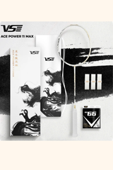 Vợt cầu lông Venson Rồng văn trắng, VS ACE Power 11 Max Dragon