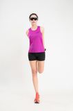  Áo chạy bộ Nữ Singlet - TÍM CHUYỂN NHIỆT - Ép nhiệt | Áo chạy bộ PR SPORT 