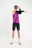  Áo chạy bộ Nam Singlet - TÍM CHUYỂN NHIỆT - Ép nhiệt | Áo chạy bộ PR SPORT 